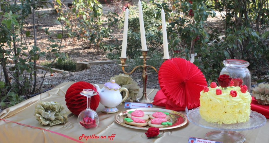 Sweet Table Anniversaire La Belle et la Bête au thermomix ou sans